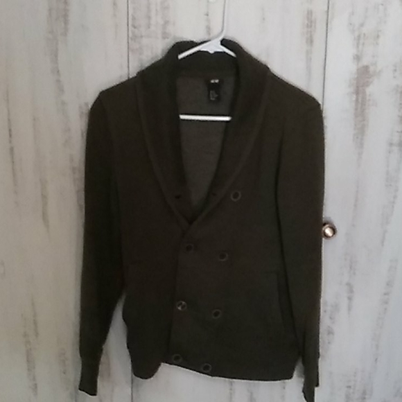 H&M Other - Men's XS patch elbow cardigan